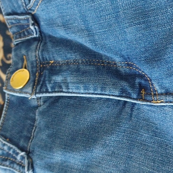 Democracy Distressed Blue Ankle Jeans Sz.10P. W.30".R.10". L.24" - Picture 4 of 7